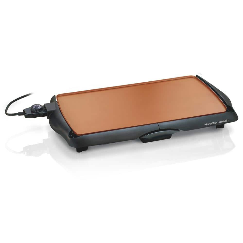 Hamilton Beach 200 sq in. Black Durathon Ceramic Griddle 38518R