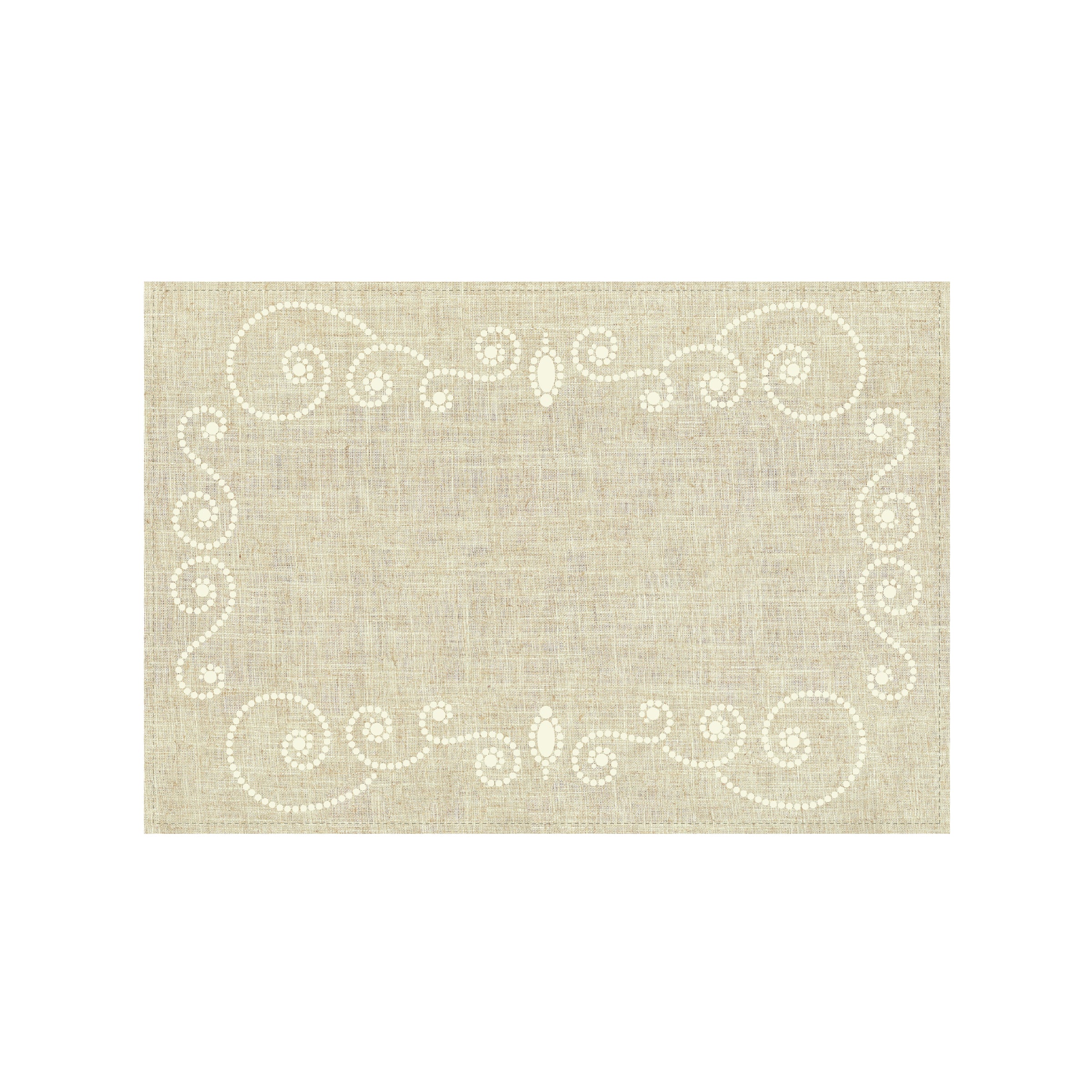 French Perle Linen Placemat