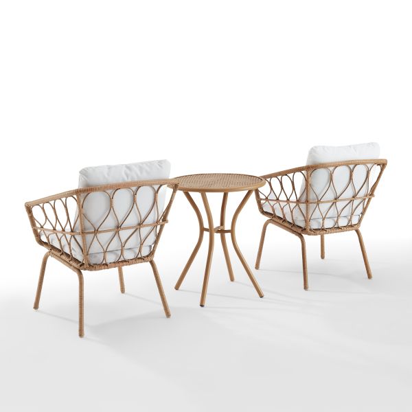 Juniper 3Pc Indoor/Outdoor Wicker Bistro Set