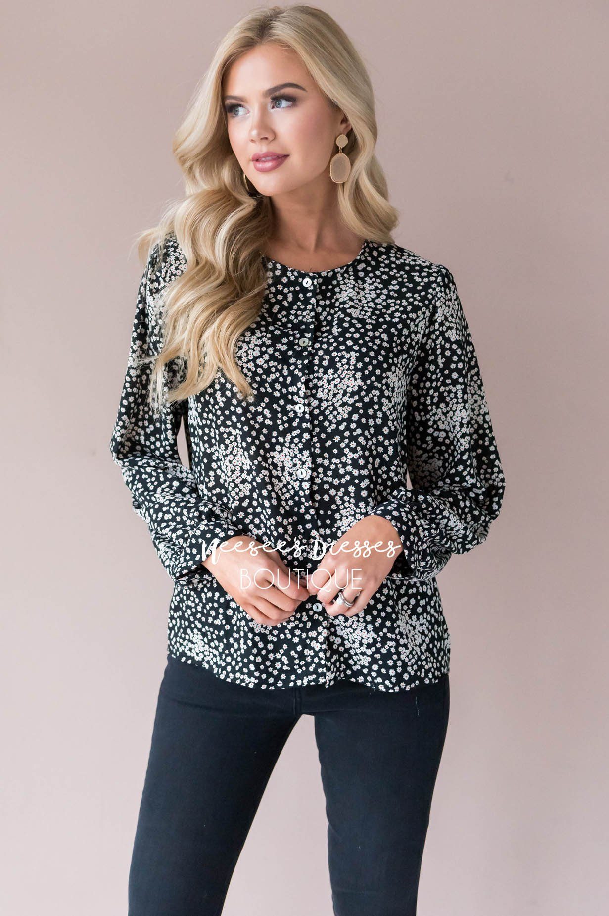 Floral Frenzy blouse