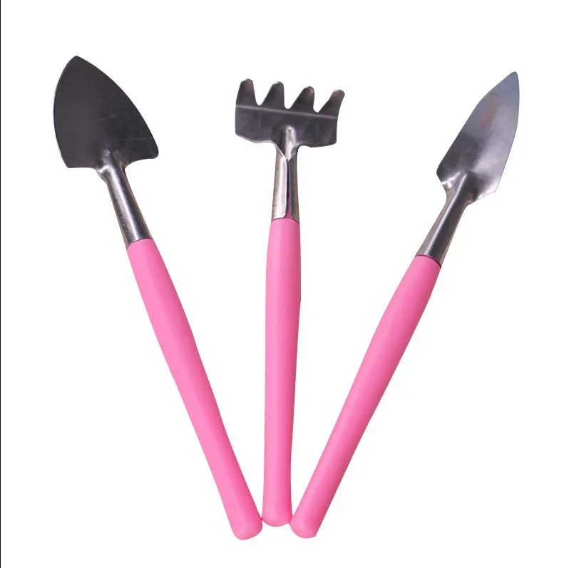 Reusable Plants Seedling Succulent Transplant Shovel Drilling Fertilize for Gardening Plant Care Steel Mini Garden Hand Tool Set