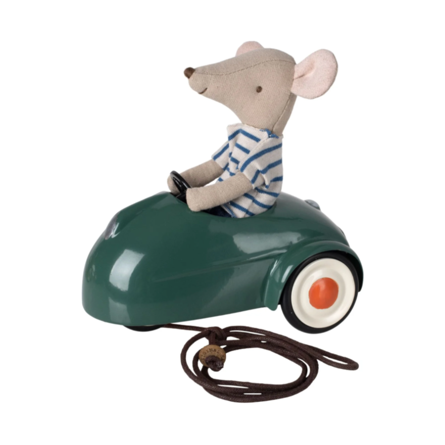 Mouse Car - Dark Green by Maileg