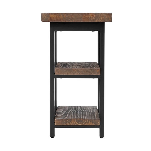 Carbon Loft Lawrence 2-shelf Rustic End Table