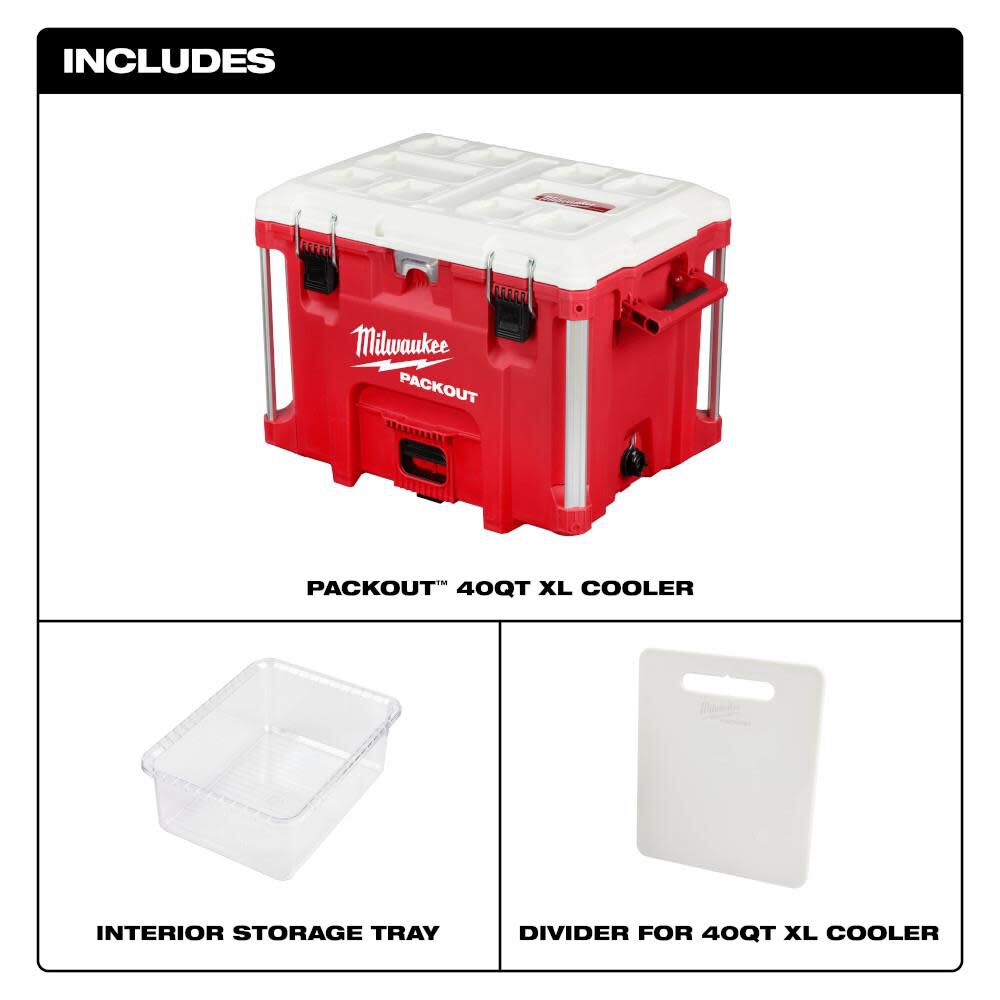 Milwaukee PACKOUT XL Cooler 40qt 48-22-8462 from Milwaukee