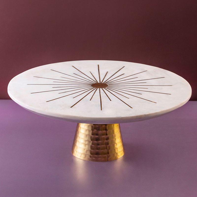 Sunshine Marble Cake Stand 12