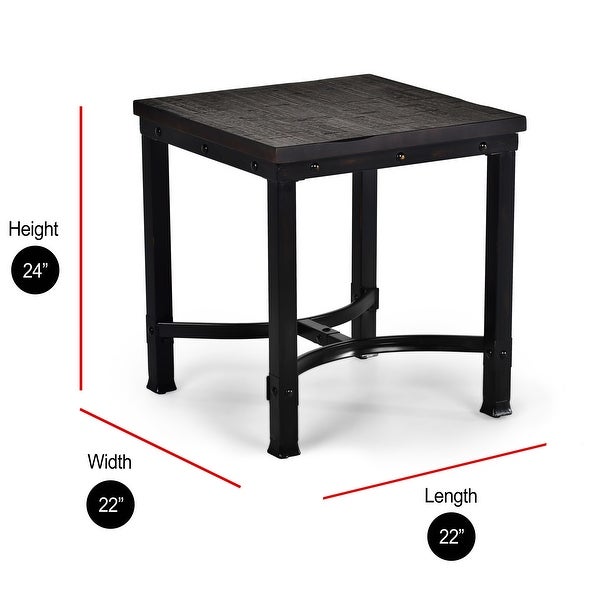 Austin Industrial-style Wood End Table by Greyson Living