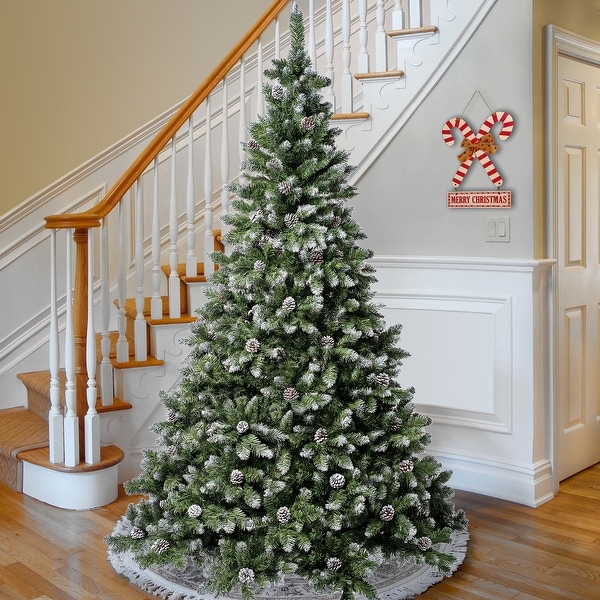 National Tree Company 6 ft. Oakley Hills Snow Tree