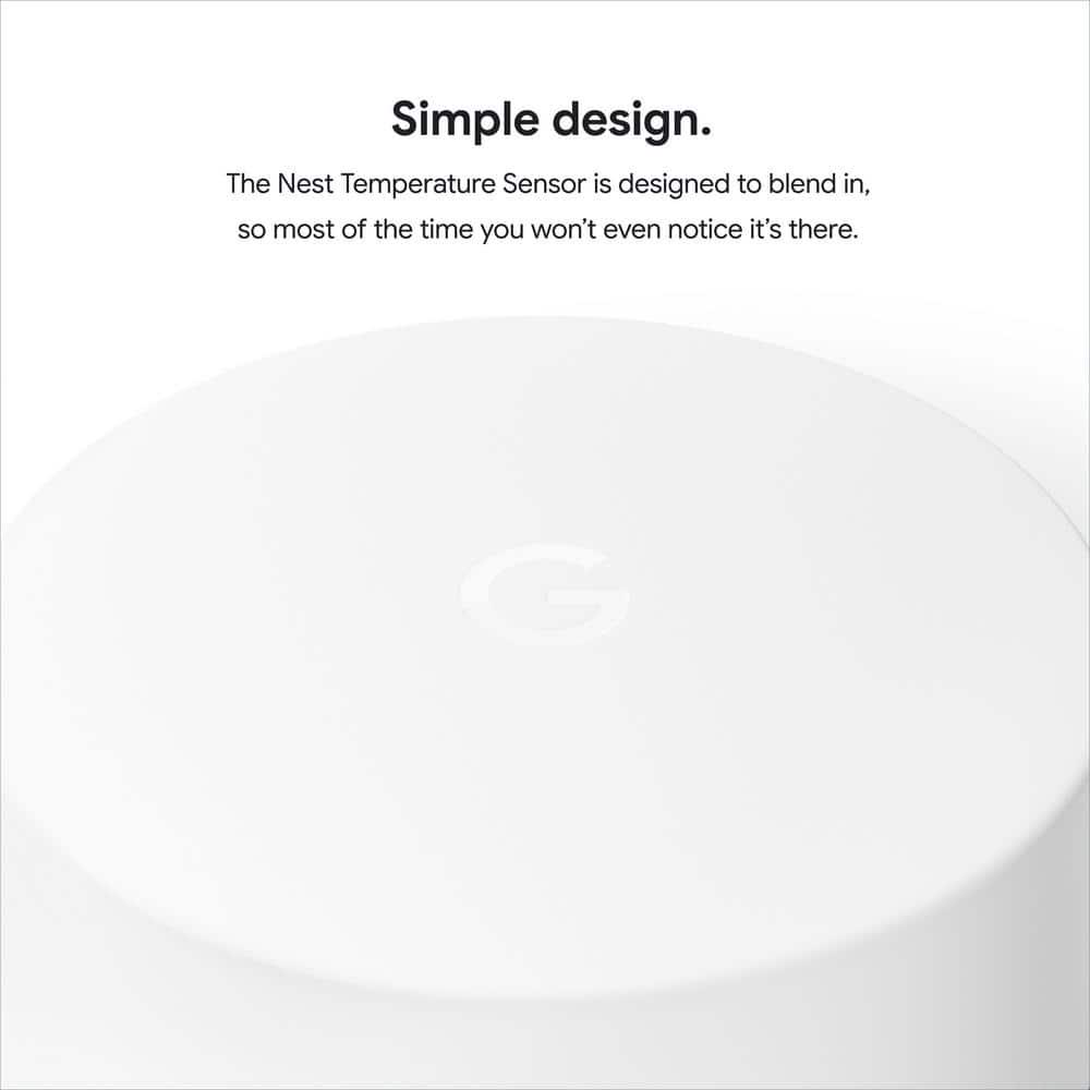 Google Nest Temperature Sensor  Smart Home Thermostat Sensor