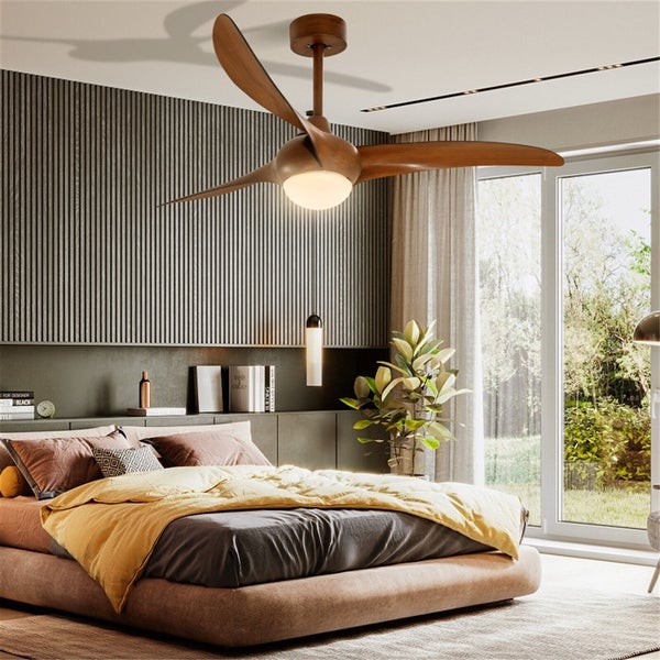 52 Inch LED Ceiling Fan with 6-Level Adjustable Speed Shopping - The Best Deals on Ceiling Fans | 38565973