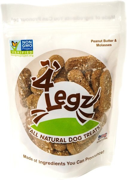 4Legz Peanut Butter and Molasses Dog Treats