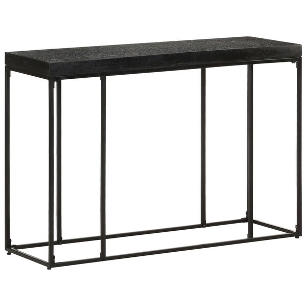 vidaXL Console Table Black 43.3