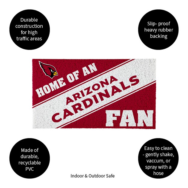 Evergreen Arizona Cardinals Pvc Mat Color