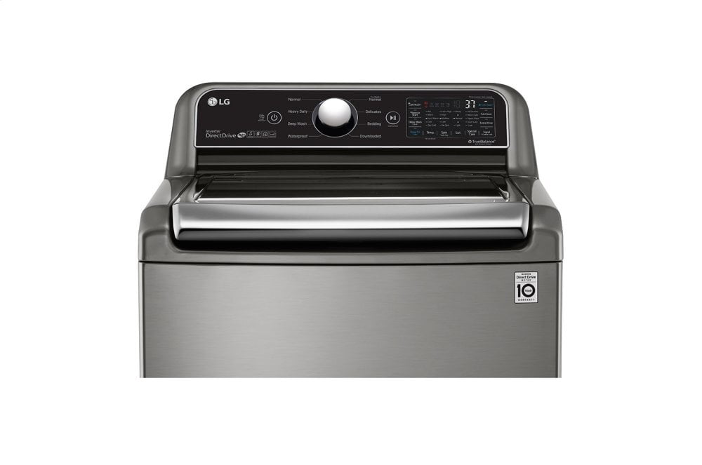 Lg WT7305CV 4.8 Cu. Ft. Mega Capacity Smart Wi-Fi Enabled Top Load Washer With Agitator And Turbowash3D™ Technology