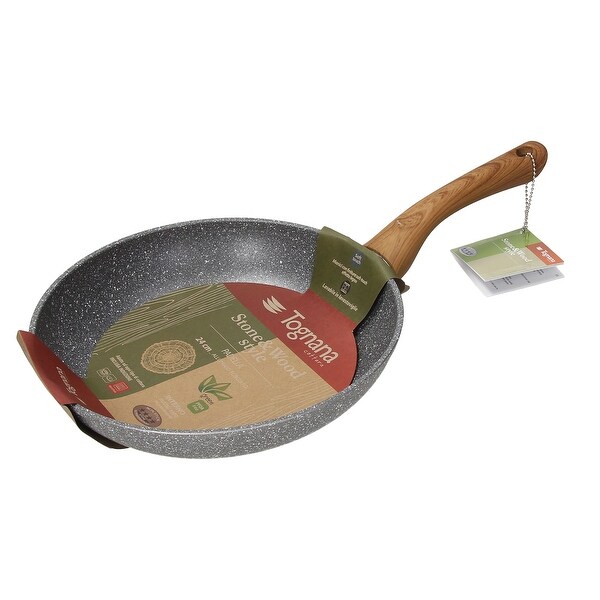 Wood and Stone Style Fry Pan