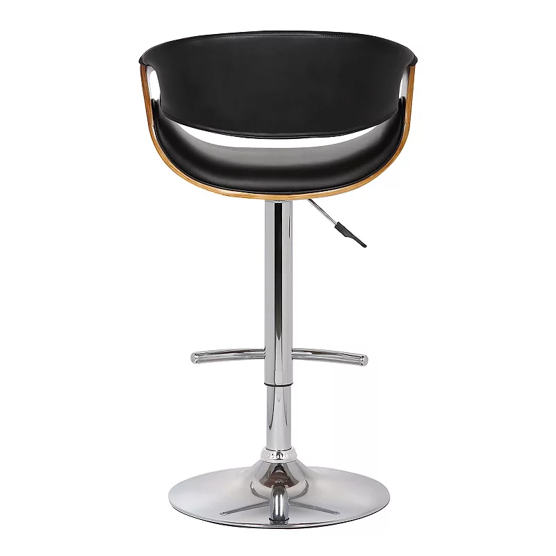 Armen Living Butterfly Adjustable Swivel Stool