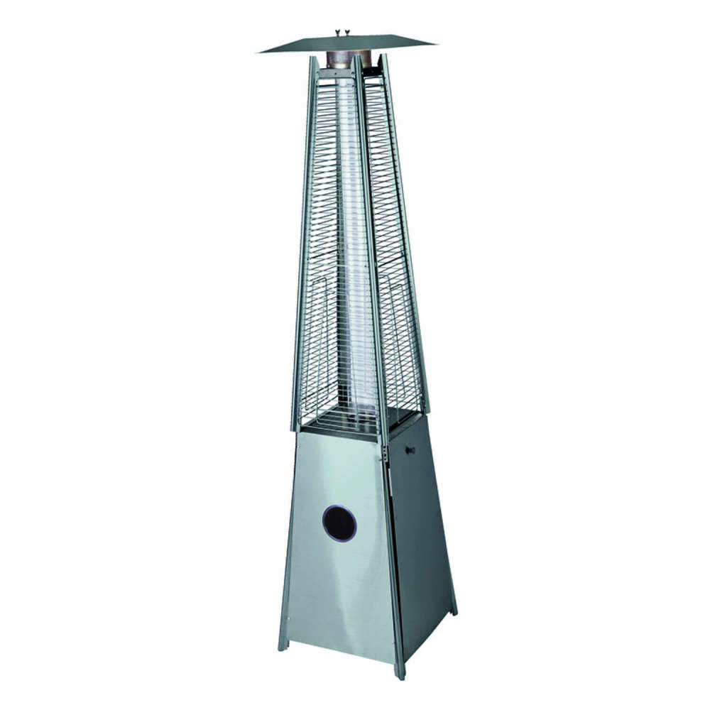 Living Accents Pyramid Patio Heater 40000 BTU Stainless Steel ;