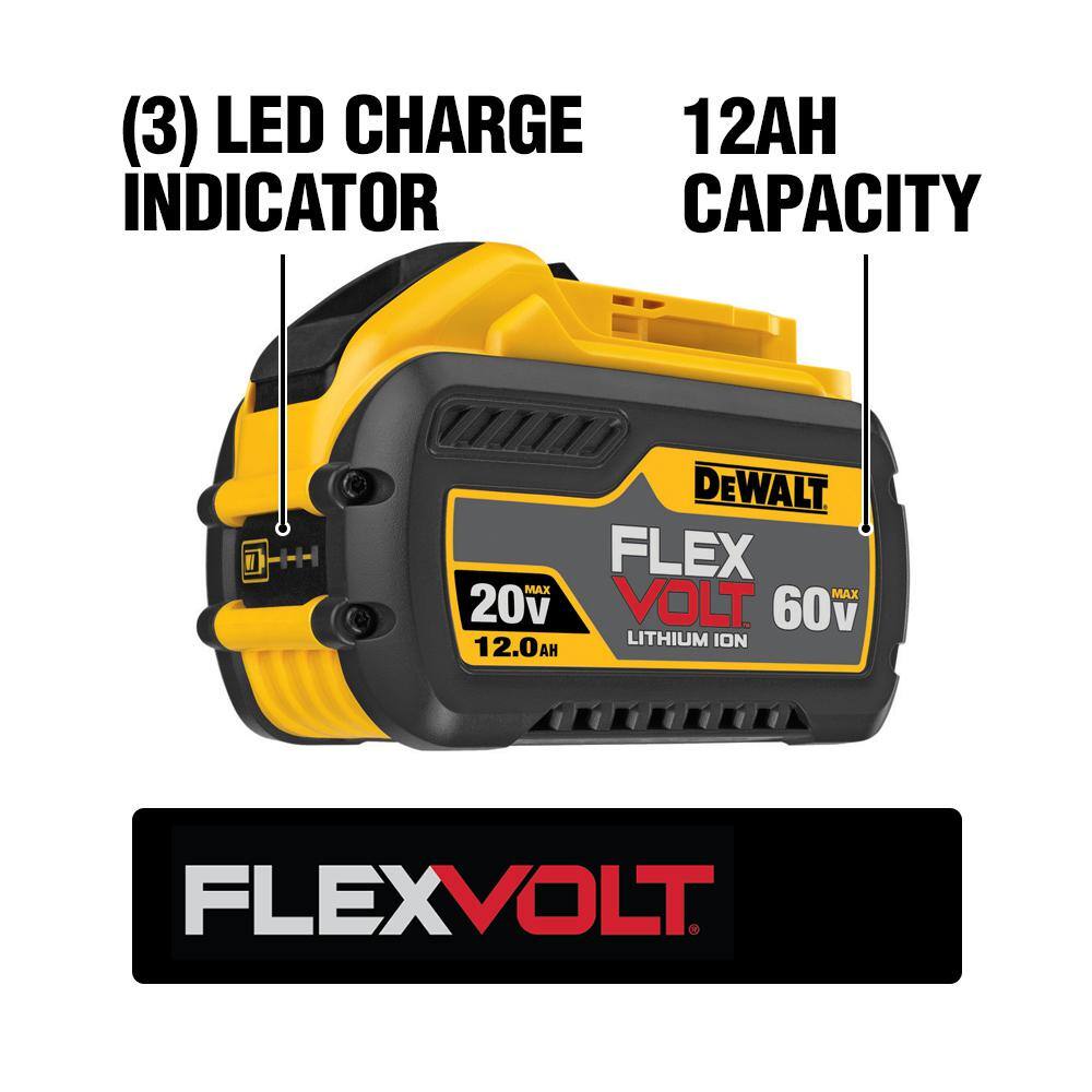 DW FLEXVOLT 20V60V MAX Lithium-Ion 12.0Ah Battery DCB612