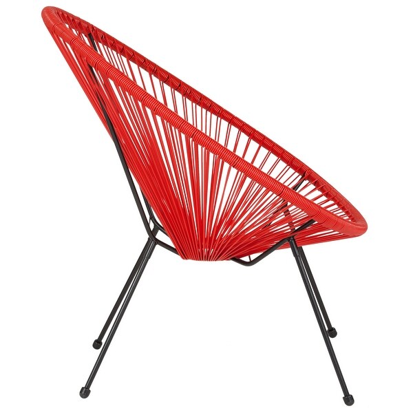 Rattan/ Bungee Papasan Lounge Chair