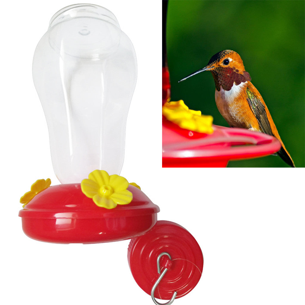 Wide Mouth Waist Hummingbird Feeder Free Nectar Patio Yard Window Bird Gift