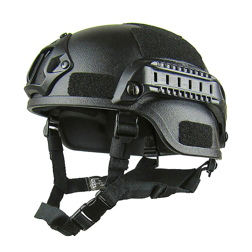 Military Tactical Airsoft Paintball Helmet Head Protection With Night Vision Sports Camera Bracket Desert Color