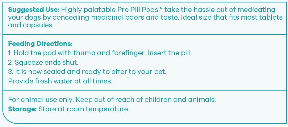 PetsPrefer Pro Pill Pods Large Peanut Butter Chicken Flavor Soft Chew Dog Treats， 30 count