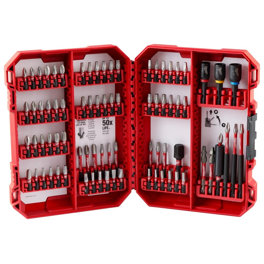 Milwaukee SHOCKWAVE Impact Duty Driver Bit Set 80pc 48-32-4094 from Milwaukee