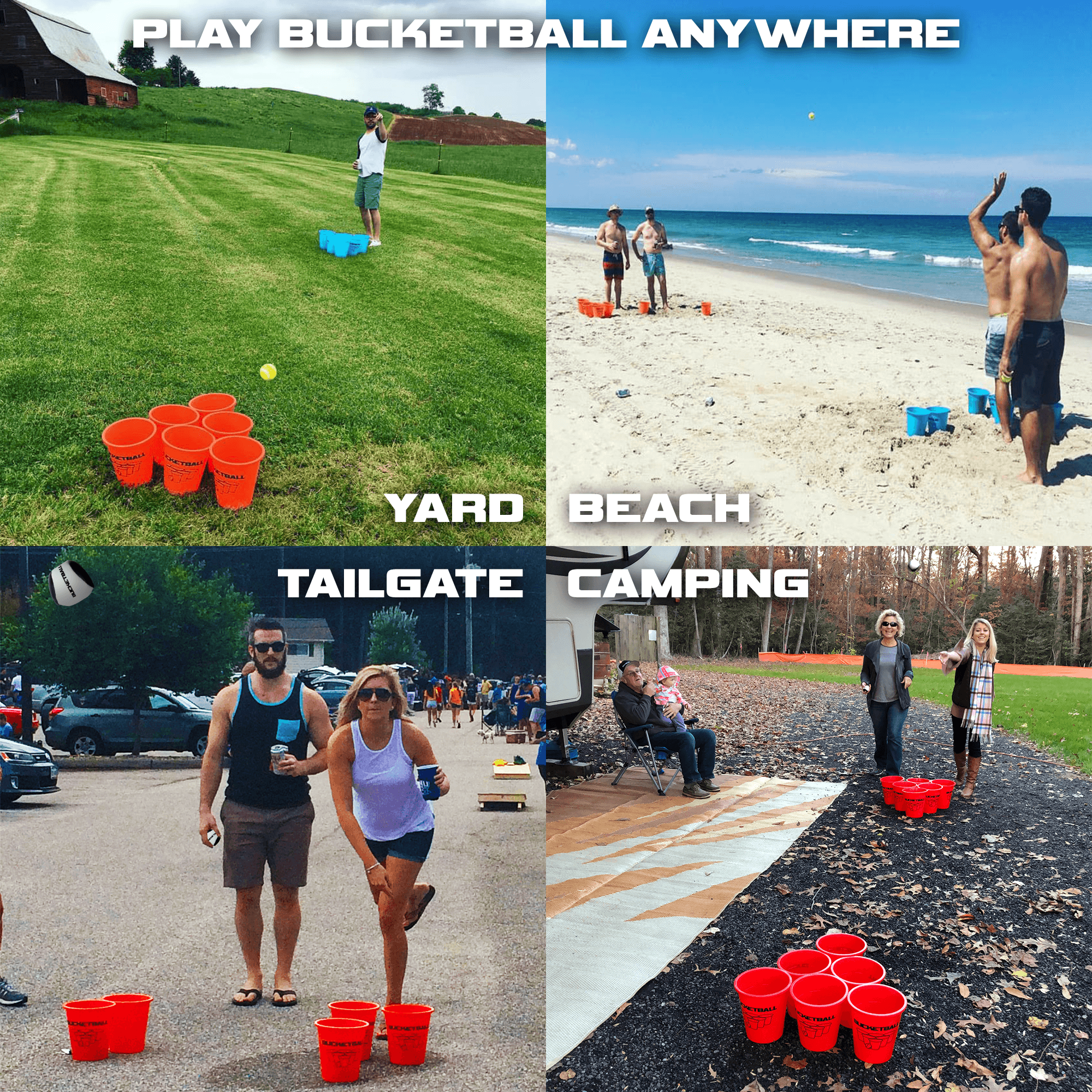 BucketBall™ - Giant Beer Pong™ Edition - Combo Pack