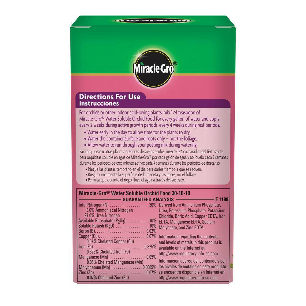 Miracle-Gro 8 oz. Water-Soluble Orchid Plant Food 100199