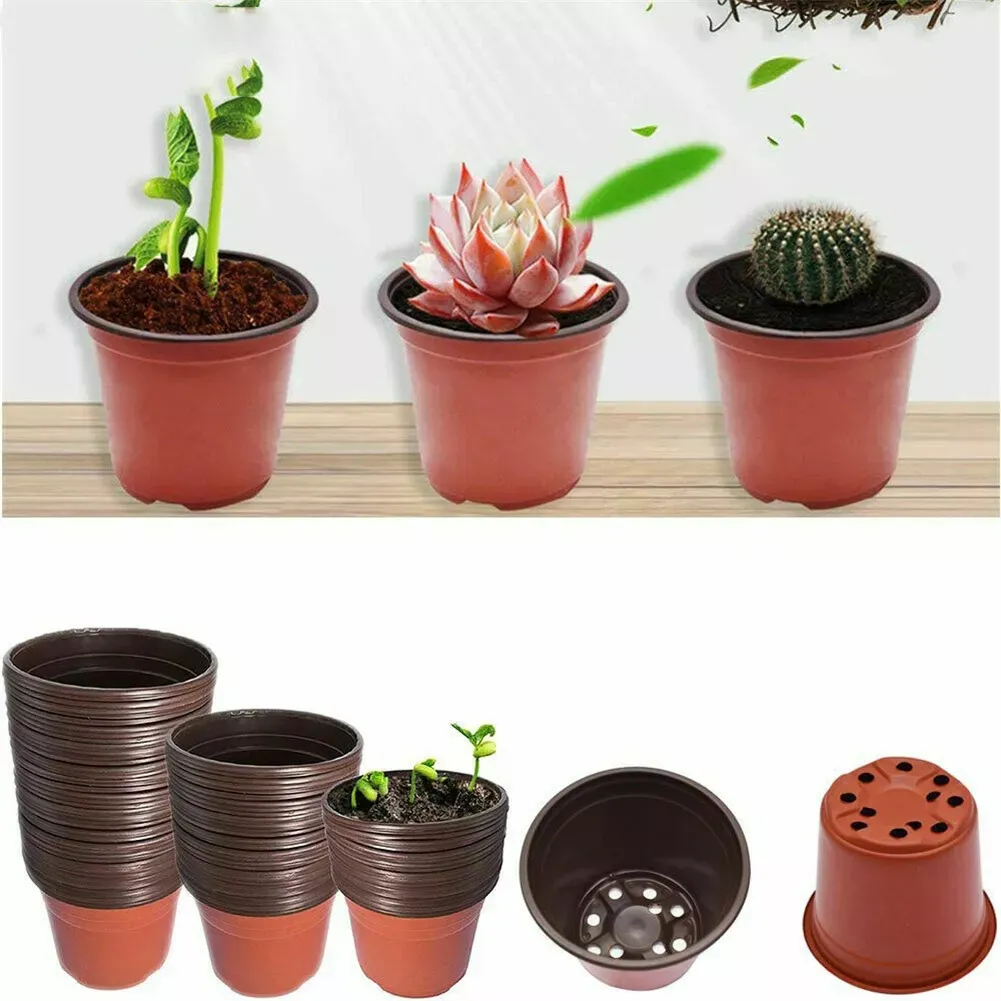 H477  Aisimi Factory Home Garden Supplies Multiple Sizes Outdoor Nursery Succulents Planter Durable Plastic Flower Pot