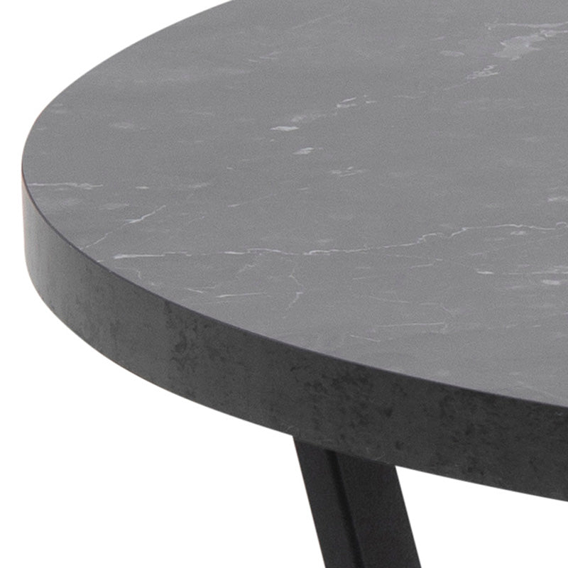 LOTTA Round Coffee Table 77cm - Black