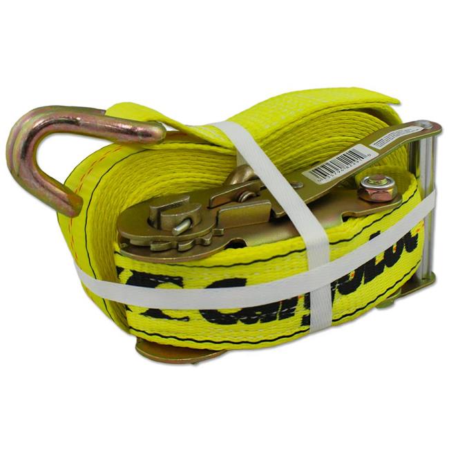 CargoLoc Ratchet Tie Down Nylon 27 Ft Heavy Duty 2" Strap 10000 Lbs Flat Hook Dot/Chp R