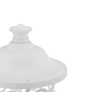 Progress Lighting Leawood LED Collection 1-Light White Transitional Outdoor Post Lantern Light P540037-030-30