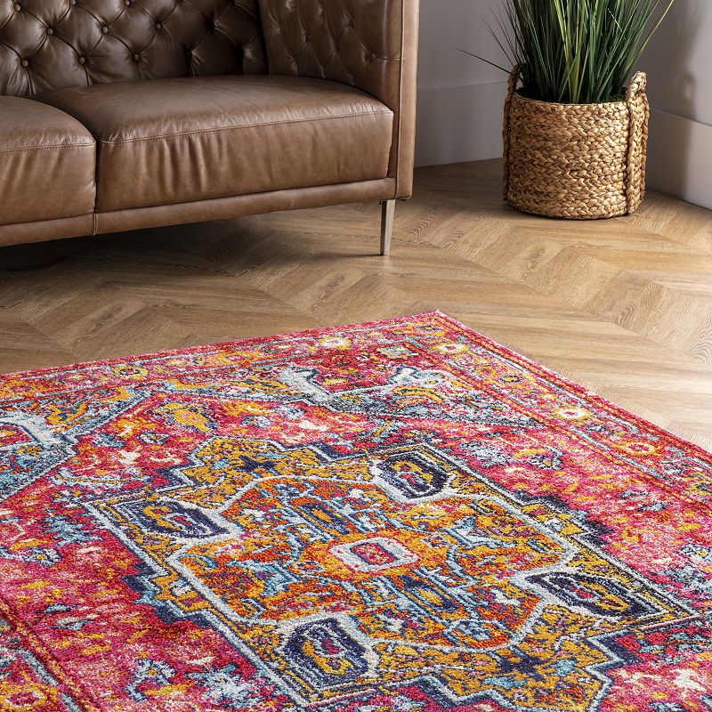 nuLoom Reyna Medallion Area Rug