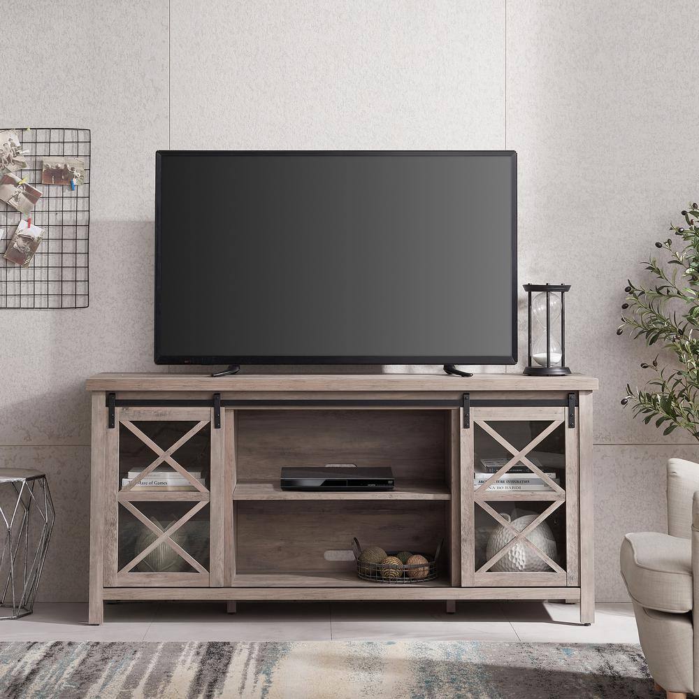 MeyerCross Clementine 68 in. Gray Oak TV Stand Fits TV's up to 65 in. TV0949