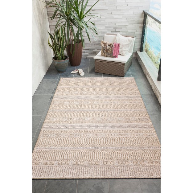 Liora Manne Orly Stripes Indoor outdoor Rug