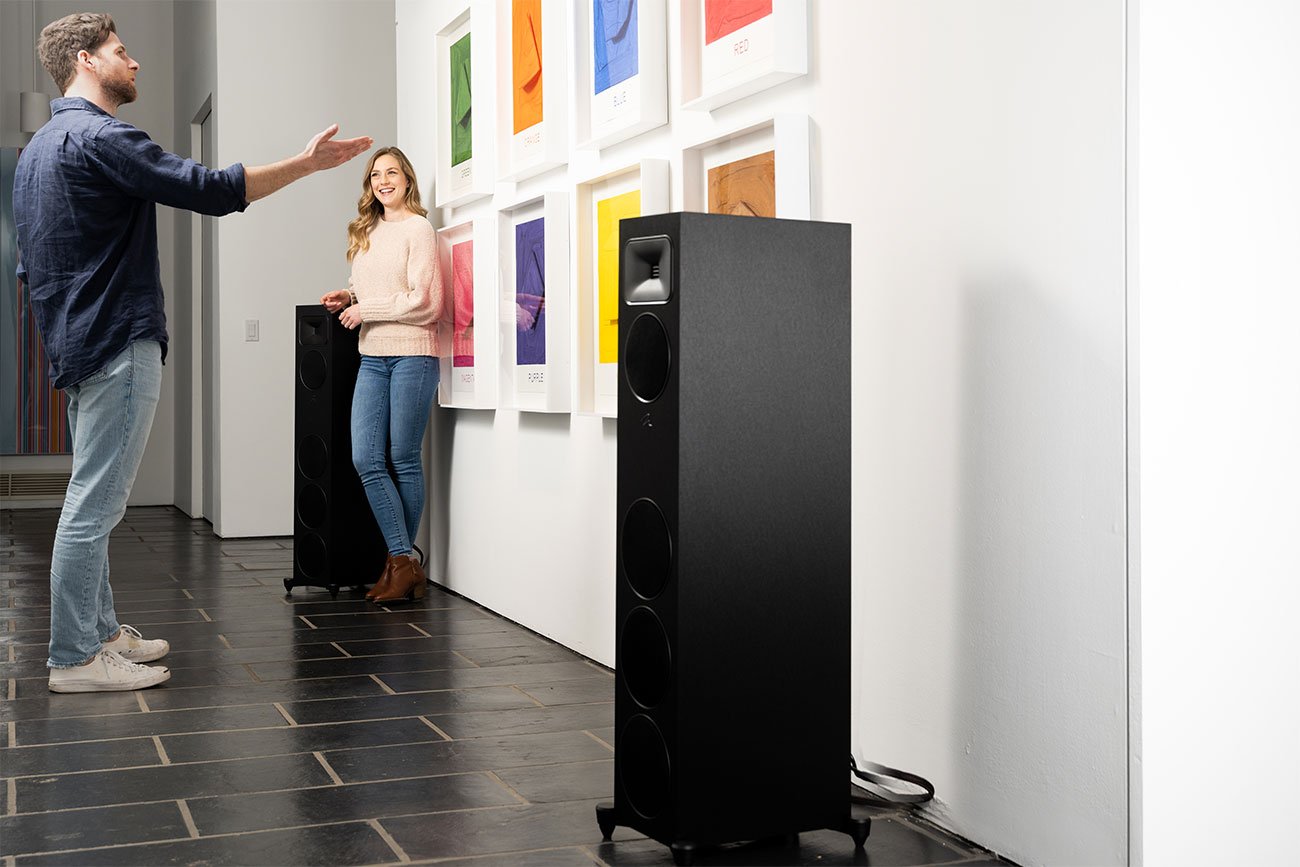 MartinLogan Motion Foundation F2 Floor Standing Speaker in Black (Each)