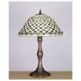 Meyda Tiffany 52010 Vintage Stained Glass / Tiffany Accent Table Lamp From The Diamond &