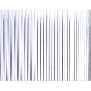 Ejoy 72 in. L x 27.5 in. W x 0.31 in. Corrugated Polycarbonate Plastic Clear Twin Wall Roofing Panel (Set of 4-Piece) TwinWall_TWPSC72x24_8mm_4pc