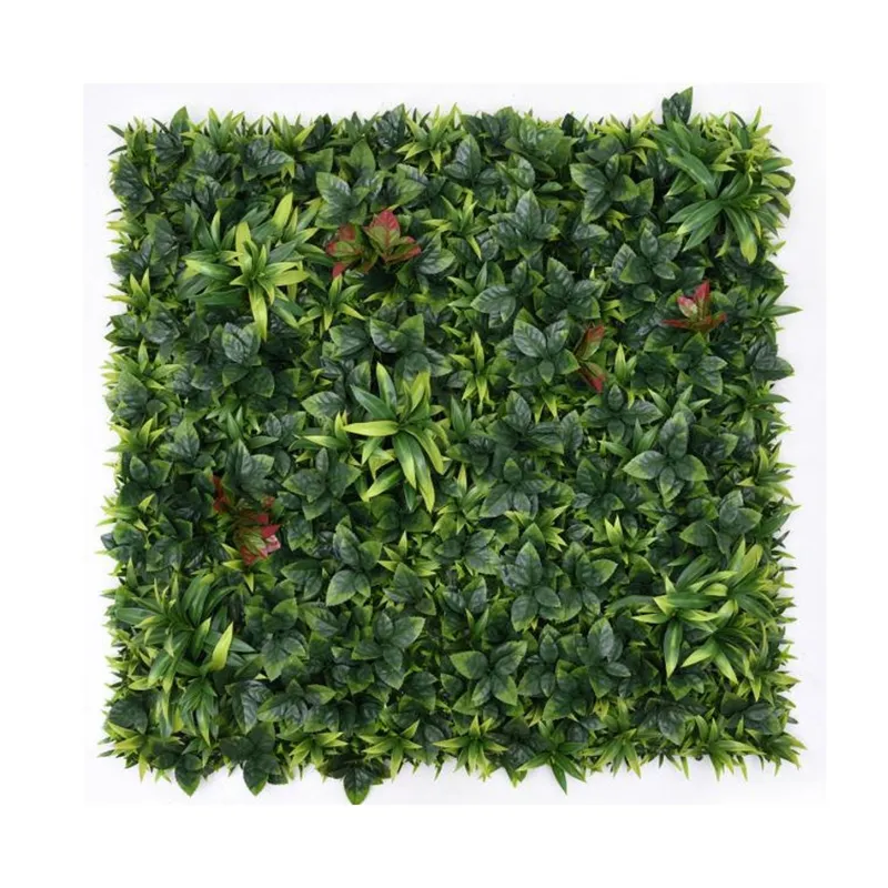 Garden Supplies Green Hanging Grass Panels Mixed Boxwood Hedge Artificial Plant Wall