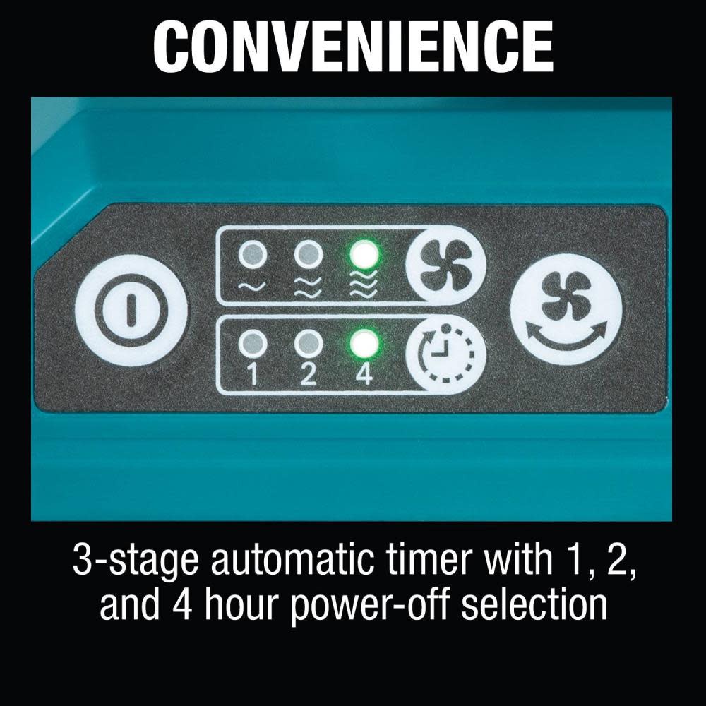 18V LXT® Lithium-Ion Cordless 9-1/4 Fan， Tool Only