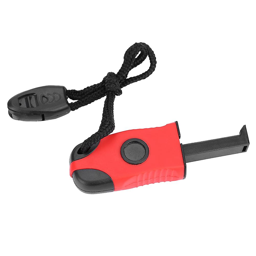 Magnesium Flint Stone Fire Starter Lighter Emergency Outdoor Survival Camping Red