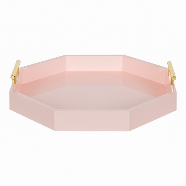 Kate And Laurel Lipton Radius Rectangle Tray