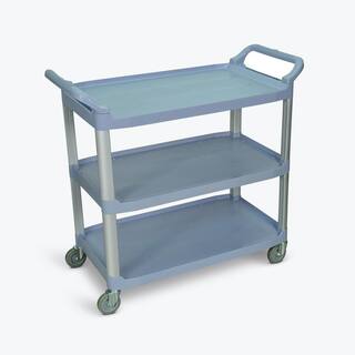 Luxor 40.5 in. W x 19.75 in. D Large 3-Shelves Serving Utility Cart SC13-G