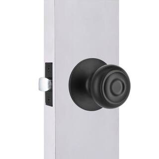 Defiant Hartford Matte Black HallCloset Door Knob Contractor Pack 32TGX930BD6