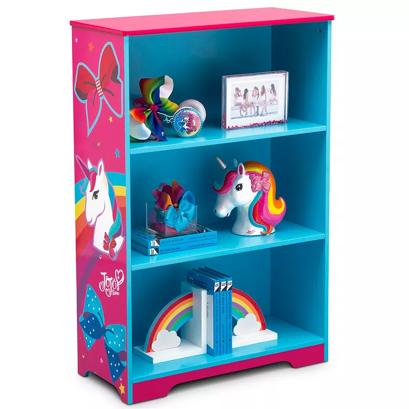 Nickelodeon JoJo Siwa Deluxe 3-Shelf Bookcase by Delta Children