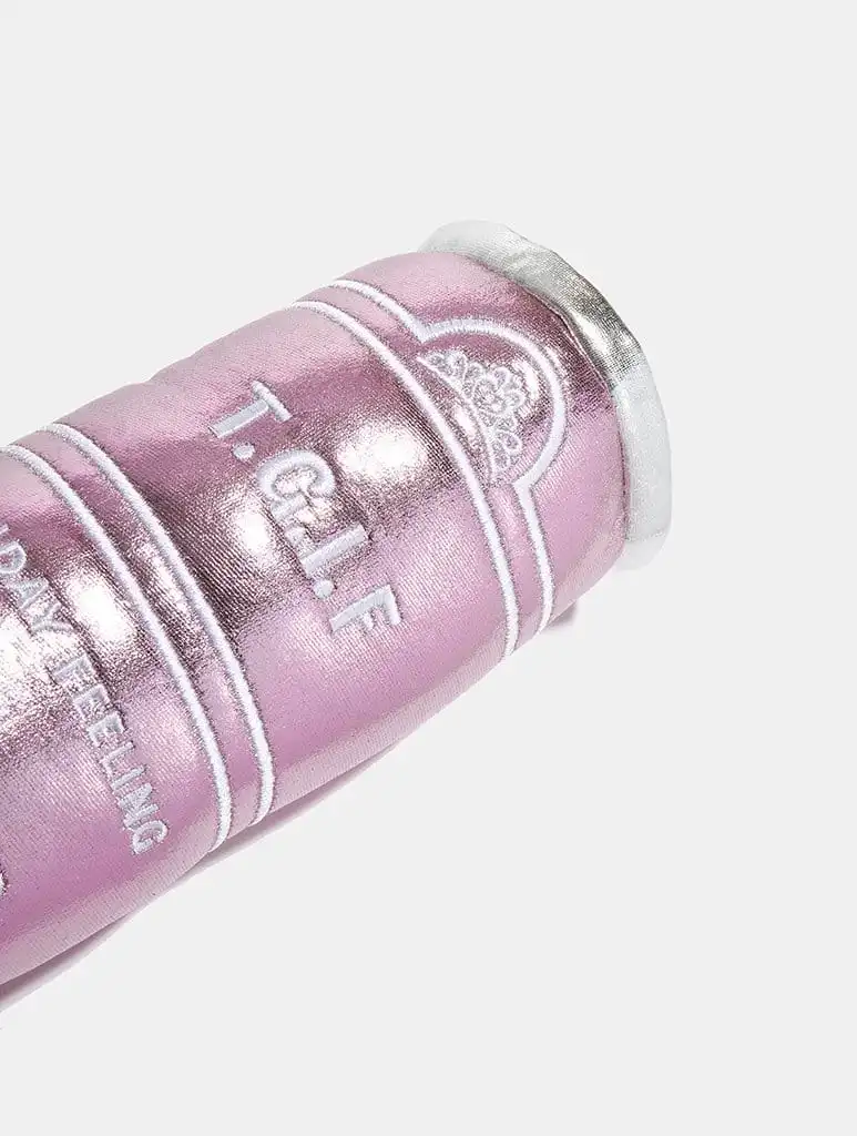 Pink Gin Plushy Dog Toy