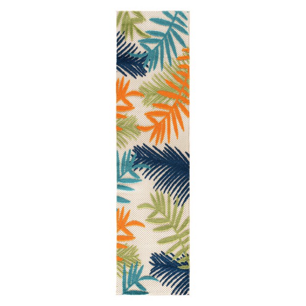 World Rug Gallery Evora Palm Frond Indoor outdoor Area Rug