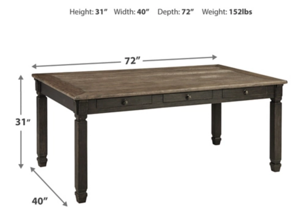 TYLER CREEK DINING TABLE