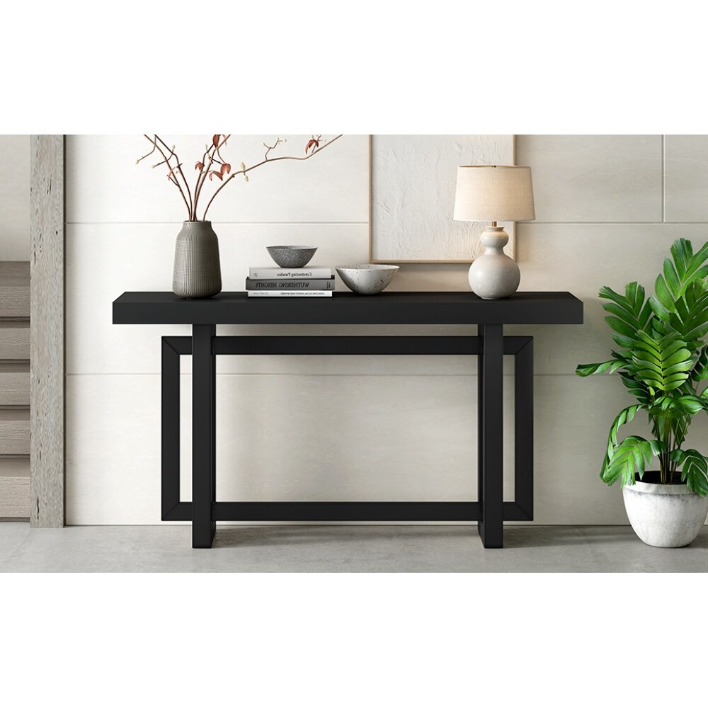 Contemporary Style Console Table  Modern Sofa Table  Minimalist Long Entryway Table Hallway Display Table