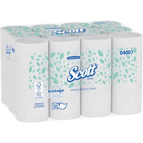 Scott Coreless Standard Roll Bathroom Tissue  KCC04007